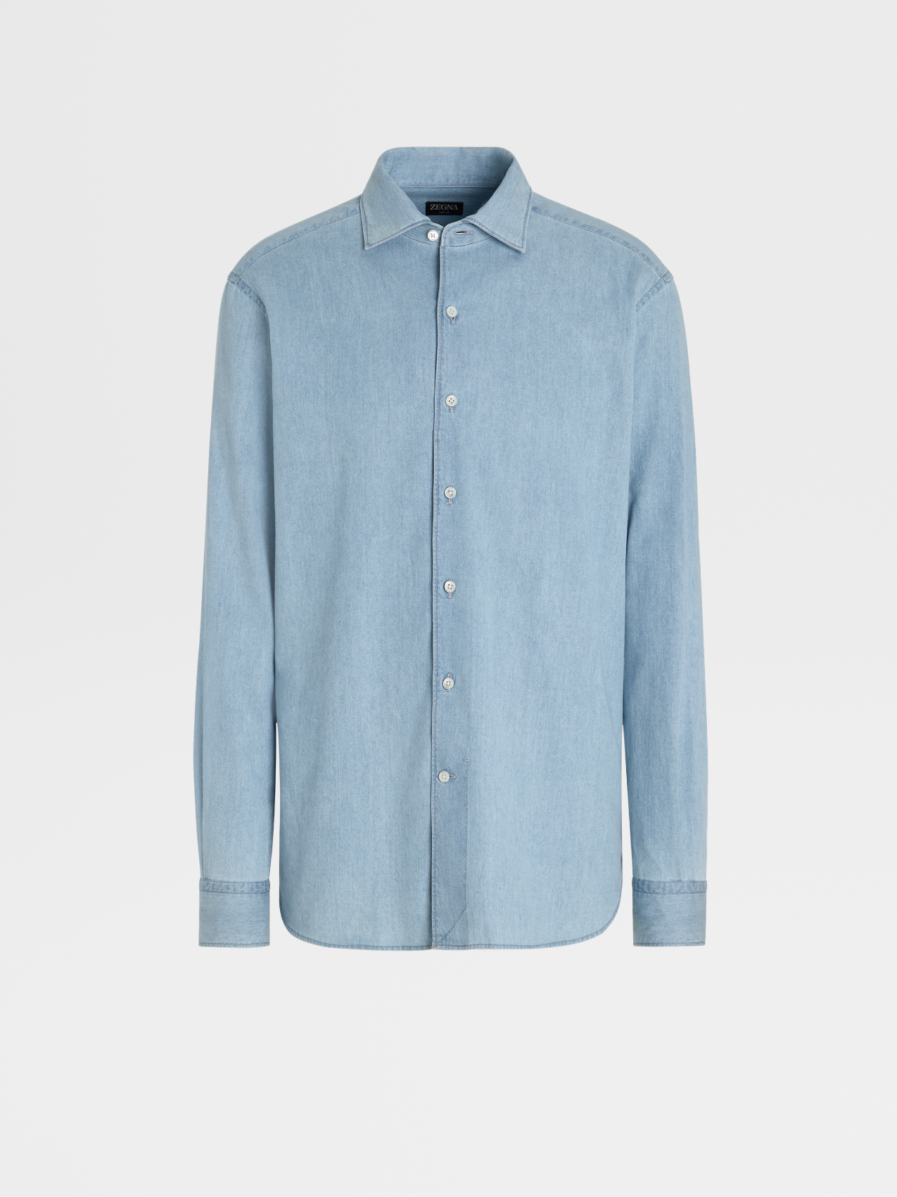 Light Blue Cashco Bleached Denim Shirt